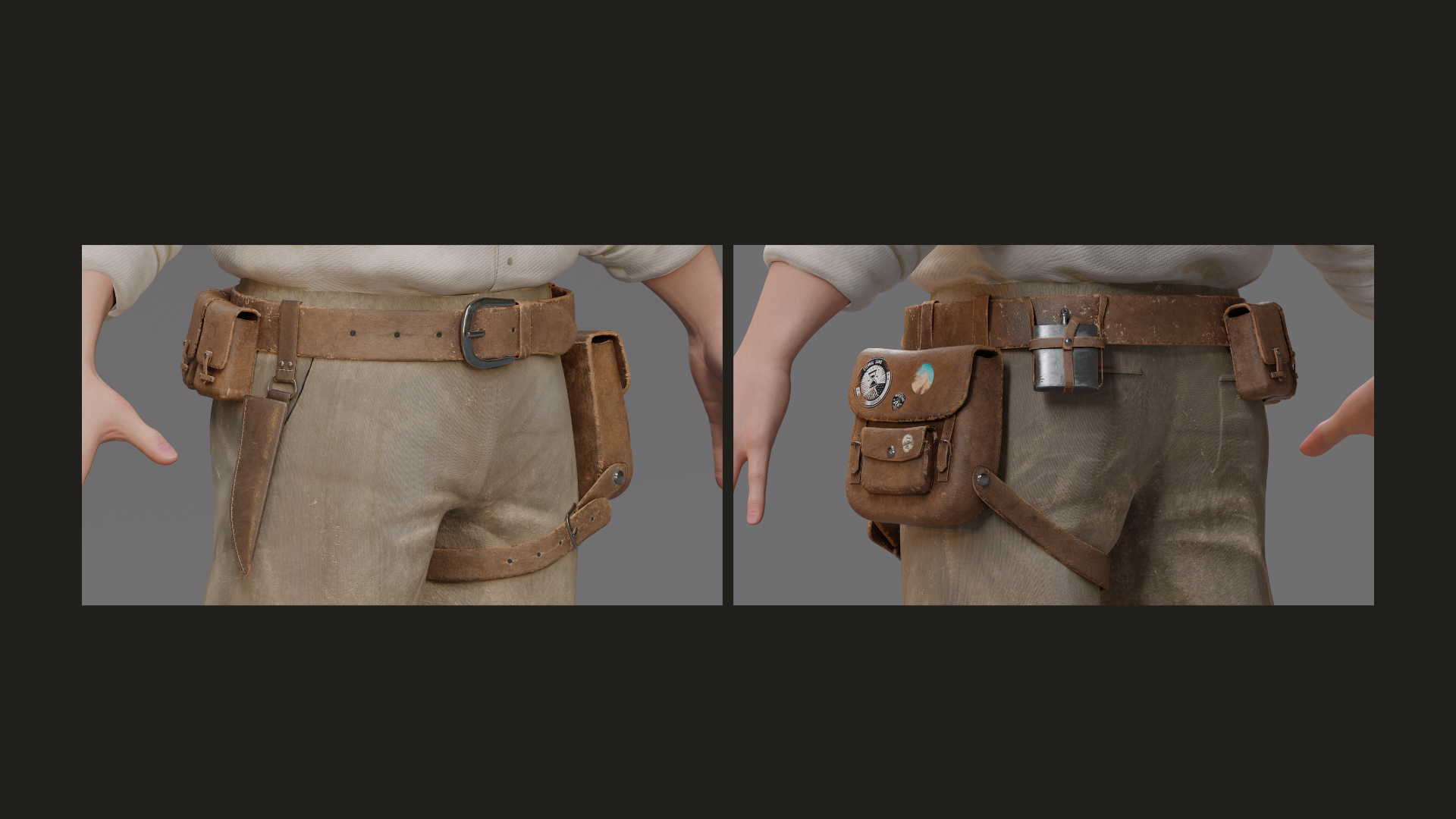 Character — clothing and accessories