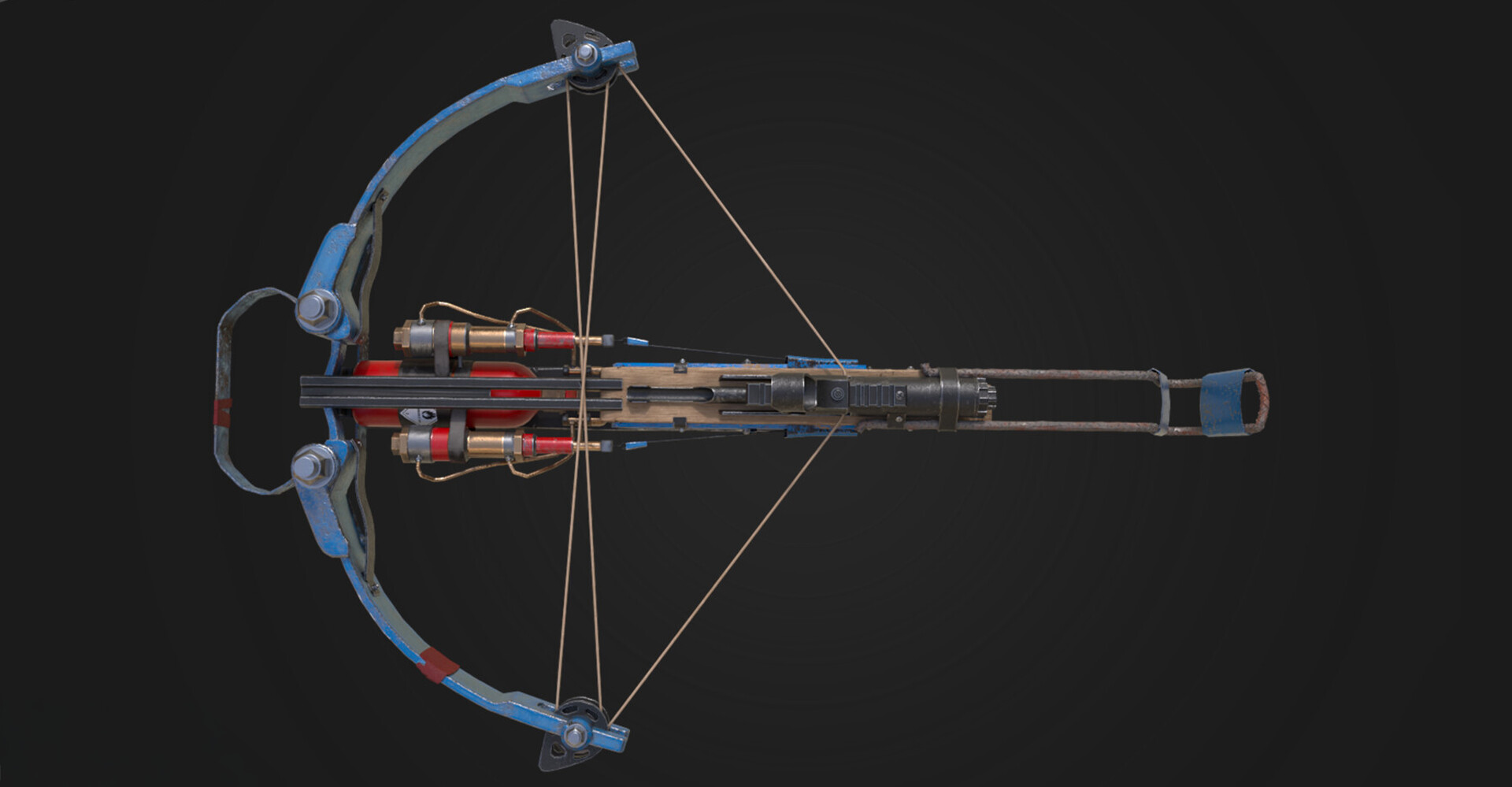 Crossbow top view